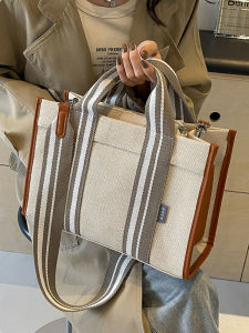 Large Capacity Canvas Tote Bag Womens Crossbody Shoulder Bag Commuter Bag 2026 New Style Versatile Handbag Soft Handle