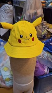 หมวก หมวกปิกาจู หมวก Bucket หมวก บัคเก็ต หมวกปีก(ผ้าลูกฟูก) หมวกแก๊ป หมวกเด็ก MU