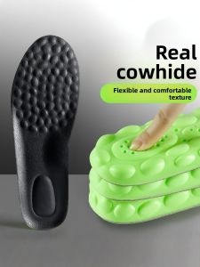 FASHEHAN | Leather Insoles Heightening Professional Long Time Standing Comfortable Soft Bottom Men Women Black Genuine Cowhide Shoes