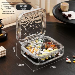evesigar | Portable 7 Day Pill Organizer Travel Medicine Box