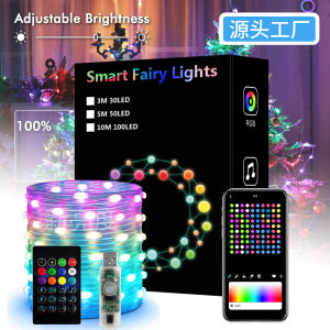 100 LED Fairy String Light Remote Bluetooth USB Smart Garland Lamp Festoon Led Bedroom Party Christmas Light