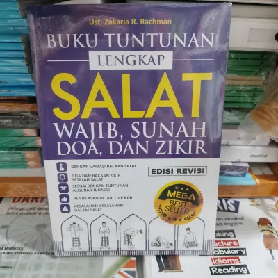 Buku tuntunan lengkap salat wajib sunah doa dan zikir.