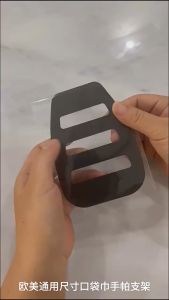 Saputangan Saku Jas Papan Klip Tetap Papan Penyangga Saputangan Pelat Pemasangan Tipis Berat Tidak Terlihat