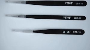 Anti Static 6Pcs/Set Industrial Repair Tweezer Precision Tweezers Set Stainless Steel
