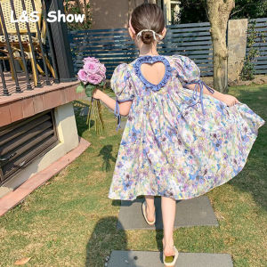 LS แสดงชุดเจ้าหญิงเปลือยหลังของเด็กผู้หญิงตัวเล็กๆของชุดเดรสหน้าร้อนชุดเด็กผู้หญิง