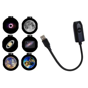 EELHOE | [DO]USB Ceiling Moon Earth Projection Atmosphere Light Starry Sky Lamp Night Light Romantic Bedroom Decoration Galaxy Projector