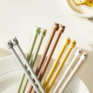 Thìa Hợp Kim Cao Su Chống Trượt Cao Cấp Thiết Kế Hoạt Hình Dùng Trong Gia Đình Thìa Dùng Một Người Một Thìa Dùng Để Ăn