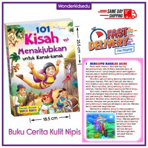 Wonderkidsedu 101 Cerita Menakjubkan untuk Kanak Kanak Bacaan dengan Suku Kata - Koleksi Cerita Budak Sekolah