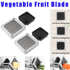 【Kitchen Tool】1/4in (6.35mm)3/8in( 9.5mm)1/2in(12.7mm) Vegetable Fruit Blades Vegetable Fruit Dicer Commercial Easy Chopper Dicer Cutter Chopper Stainless Steel for Onion Tomato Peppers Potatoes Mushrooms