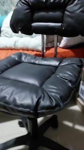 HOUSEN Adjustable Vanity Chair Gaming Chair Adjustable Office Chair Leather Study Chair