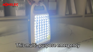 Aonelec emergency light rechargeable led light portable with super brightness long using time phone charging function for brown out