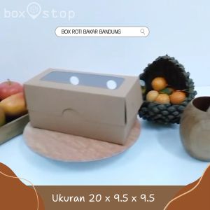 Box Roti Bakar - Dus Roti Bakar Bandung - KRAFT COKLAT