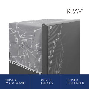 Krav Ideas Home Cover Kulkas Microwafe Kain Katun Cvc Motif Abstract Series