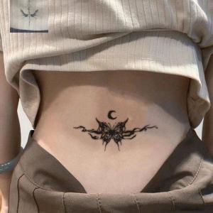 Miếng Dán Hình Bướm Gợi Cảm Nửa Vĩnh Viễn Chống Thấm Nước Cho Phụ Nữ Ngực Cánh Tay Lưng Sau Miếng Dán Hình Bướm Tự Nhiên Lâu Trôi