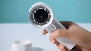 kipas angin kencang 100 Gear Wind kipas angin mini Digital Display Adjustable Turbo kipas tangan untuk olahraga luar ruangan outdor konser