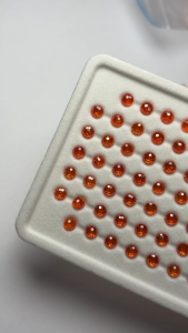 Orange 4mm Cubic Zirconia Stone Loose Primary Colour Flame Star (Radiant)Cut Round CZ Synthetic Gems For Diy Jewelry Making