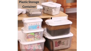 ChicDecor Transparent Storage Box Clothes Toys Sundries Organizer Home Stackable Container with Lid#cd011