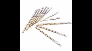 ชุดดอกสว่าน สวมเร็ว เคลือบไทเทเนียม จำนวน 13 ชิ้น โลหะ ไม้ Set of 13 quick-fit drill bits titanium coated metal wood