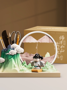 Gift Teacher Commemorative Sandflow Desktop Decoration