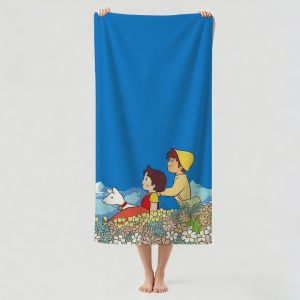 Hasbro | Cartoon cute Heidi Towel Drying Bath Towel Applicable To Light Swimming Camping Yoga Beach Out
