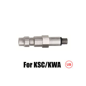 HPA Magazine Taps Valve Adapter Male Foster Probe Quick Disconnect Coupler (US-version) For KSC/KWAKJW/WEMaruiVFC