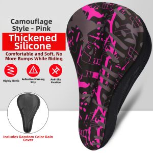 DIJIE | Ultra Soft Silicone Padded Shockproof Bike Saddle Cover