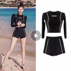 CB SB1151 Swimsuit Black Set Baju Renang Wanita Big Size Fashion