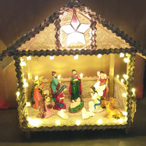 Maartshe Nativity/ House Belen made of bamboo