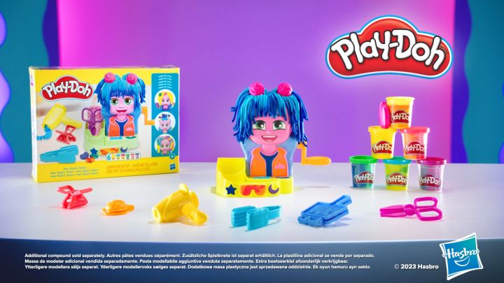 Hair Salon Playset Plasticine Hair Toy Play Doh Hair Stylin Salon