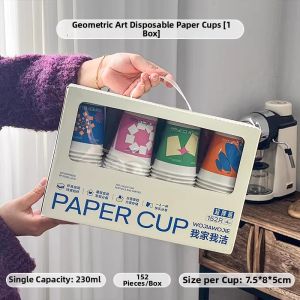 XIDI | Cute Cartoon Cat Disposable Paper Cups