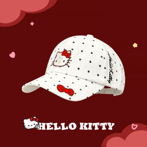 Embroidery Polka Dot UV Protection Slimming Baseball Cap