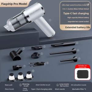 「China Plug」HELLOLEIBOO | Portable Wireless Car & Home Vacuum Cleaner