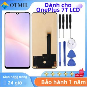 OnePlus 7T Màn Hình LCD Hiển Thị Bộ Số Hóa Cảm Ứng 6.55 "OLED HD1901 HD1903 HD1900 Tương Thích Với 1 + 7T Màn Hình Điện Thoại Di Động Thay Thế
