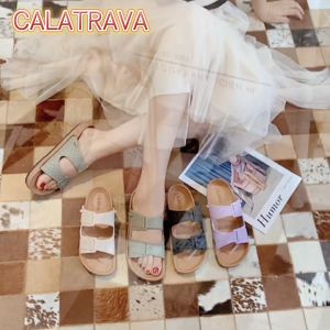 8058-1[CALATRAVA] SENDAL WANITA BIRKEN TALI | SENDAL TALI | SANDAL 2IN1 | SENDAL KARET | SANDAL KEKINIAN | SANDAL JELLY | SANDAL 2 TALI