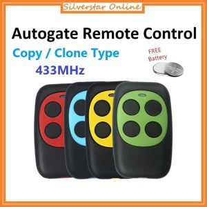 Remote Control 433MHz 4 Buttons Clone Copy Learn Autogate Transmitter Auto Gate Wireless Colorful Red Yellow Blue Green