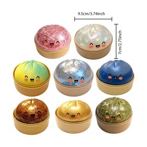 Simulation Flash Dumpling Pressure Ball Slow Rebound Soft Pinch Decompression Office Home Decorat Children Birthday Gifts