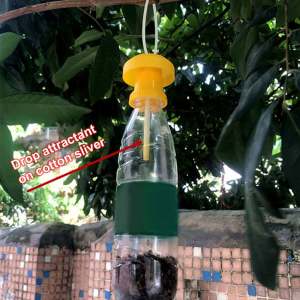 Perangkap Pembunuh Lalat Buah Alat Penangkap Lalat Jebakan Perangkap Penangkap Umpan Serangga Untuk Kebun Pertanian