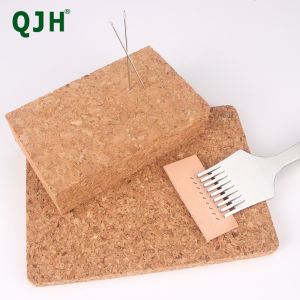 QJH 2 Piece Leather Craft Punching Pad Rubber Mute Board Cutting Hole Stamping Tool Mallet Mat Protective DIY Craft