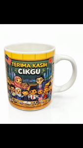 Teachers Day Gift Ceramic Mug Cup Box Coffee Tea Thank You Teacher Terima Kasih Cikgu Hadiah Hari Guru Cawan Seramik