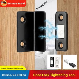 MONLEYTA | German No-Drill Strong Magnetic Door Closer Lock Latch Patch Magnet Door Absorber Household Essential ManliTa X0708115604