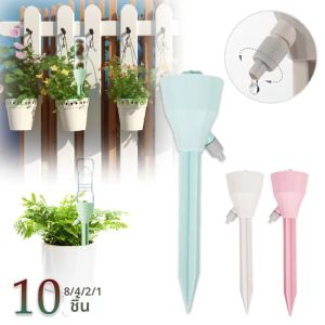 1-10PCS พืชจับเวลารดน้ําหยดชลประทาน Travel Water Sprinkler สปริงเกลอร์อัตโนมัติปรับหยดระบบชลประทาน