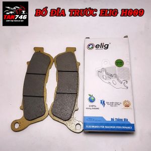 Má phanh Bố thắng đĩa trước ELIG Mã H009 Lắp xe SH 125 - 150 - 300 không có ABS heo dầu 3 biston