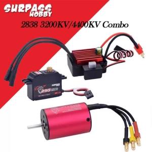 SURPASS HOBBY | Bộ Điều Khiển Động Cơ Không Chổi Than Chống Nước Surpass Hobby KK 35A 2838 2845 Dành Cho Xe RC Tỷ Lệ 1/12 1/14 1/16 Traxxas HSP TRX4 Cấu Tạo Kim Loại