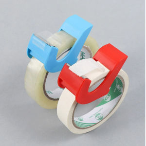 Mini Tape Dispenser with Cutter Small Tape Cutter Tape Packer Painting Tape Divider Writable Tape Dispenser Stationery Supplies