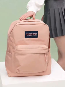 Tas Ransel JANSP0RT: Backpack SuperBreak Russet Red & Daypack Kekinian Pria Wanita