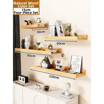 forsso | No-drilling Wall Mounted Shelf Real Wood
