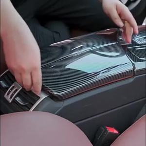 LHD For BMW 5 Series F10 F11 F18 Armrest Box Cover Panel  Modified Armrest Box Cover Protective Cover 2010-2017