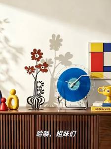 FANJIUSHI | Bauhaus Style Artistic Cabinet Red Blue Yellow Living Room Hallway Decor