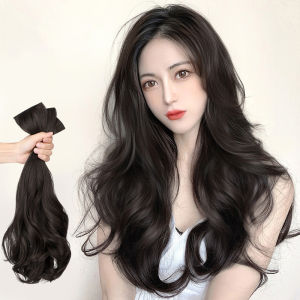 🔥Cadia👍 60cm Female Big Wave Wig Long Hair Seamless Long Curly Hair fluffy U-shaped Invisible Column