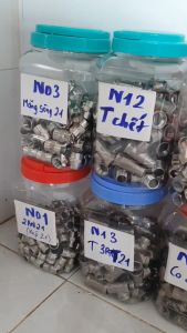 Đầu Nối Ren Các Loại Ren Trong Ren Ngoài Cà Rá Visenta Ren 21 27 34 Inox 201 (giá bán của 1 cái)